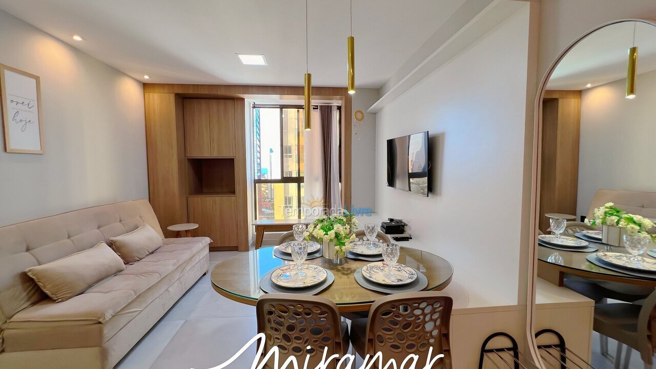 Apartamento para aluguel de temporada em João Pessoa (Tambaú)