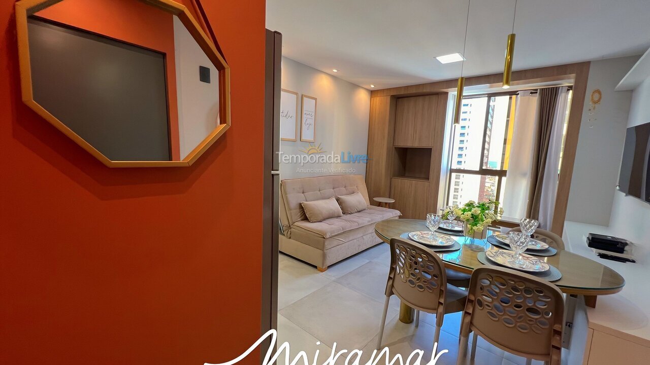 Apartamento para aluguel de temporada em João Pessoa (Tambaú)