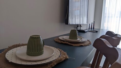 Aconchegante Flat p/ 3 pessoas-Bessa