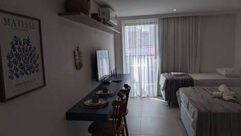 Aconchegante Flat p/ 3 pessoas-Bessa