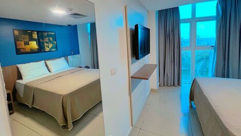 Flat c/Vista para o Mar- Miramar Hospedagens