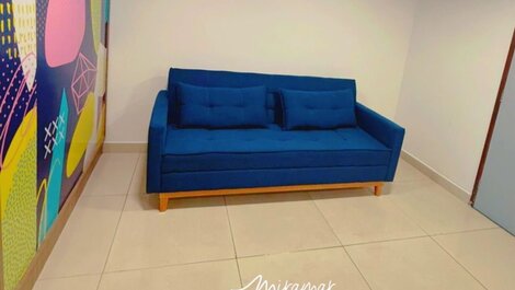 Flat c/Vista para o Mar- Miramar Hospedagens