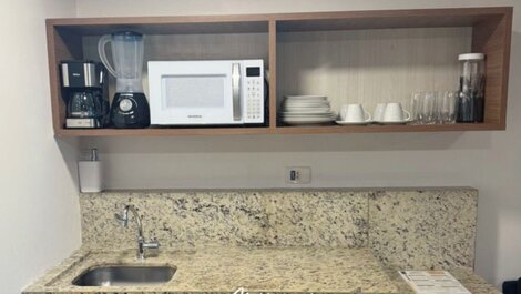 Flat c/Vista para o Mar- Miramar Hospedagens