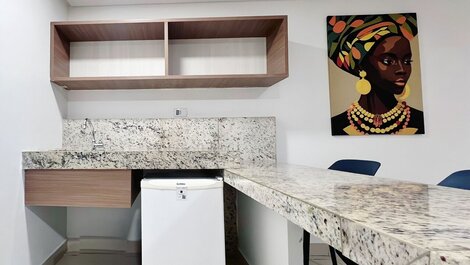 Flat c/Vista para o Mar- Miramar Hospedagens