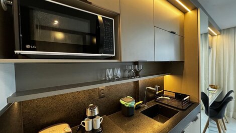 Flat Charmoso com Jacuzzi no Get by side