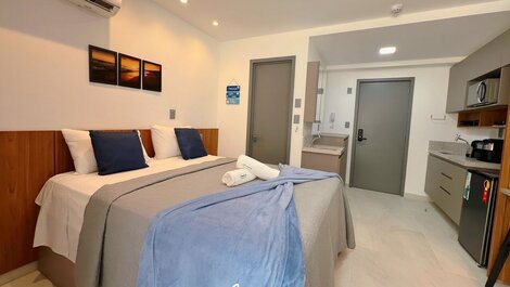 Flat p/ 3 pessoas no Jardim Oceania