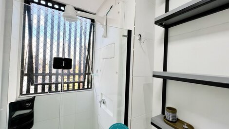 Flat p/ 4 pessoas em Manaíra -Miramar Hospedagens