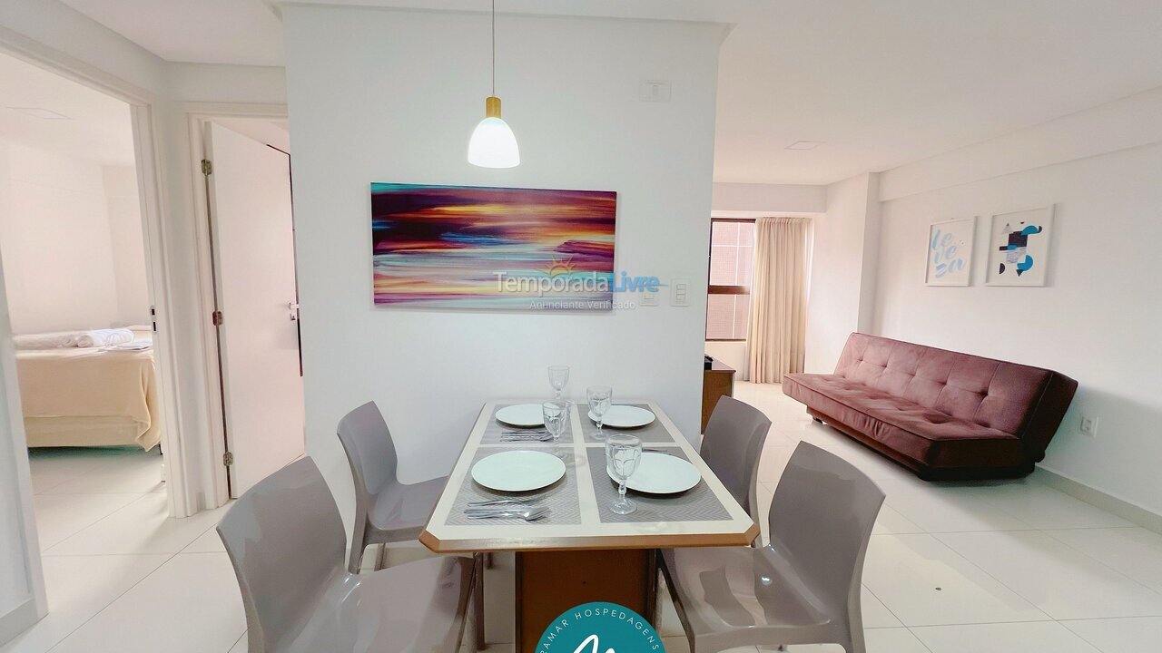Apartamento para aluguel de temporada em João Pessoa (Manaíra)