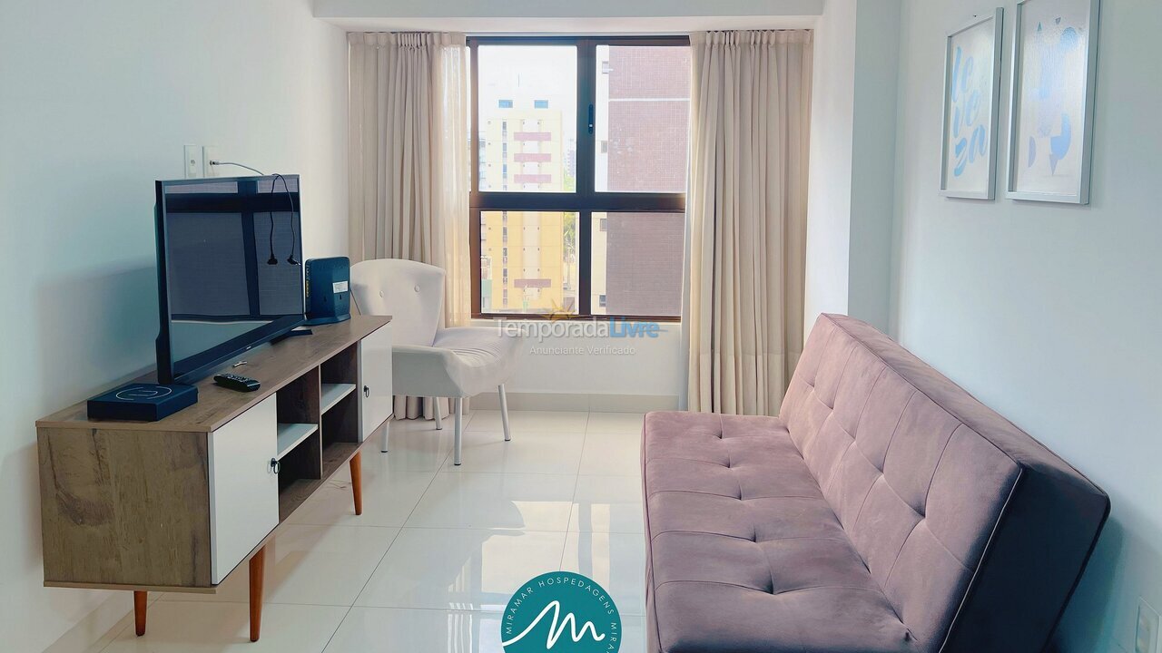 Apartamento para aluguel de temporada em João Pessoa (Manaíra)