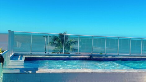 Apartment with Balcony Facing the Sea in Cabo Branco-Miramar