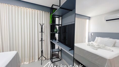 Confortável Flat no Get Ny Side 50m da Praia