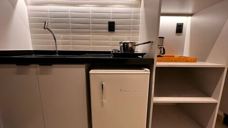 Flat c/Terraço p/ 2 pessoas Alta Marine-Miramar