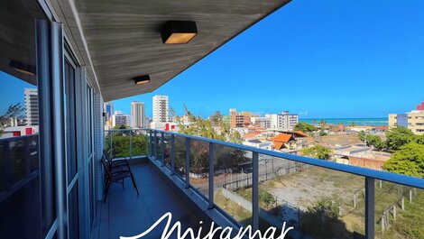 Flat com Varanda Vista- Mar na Praia do Bessa