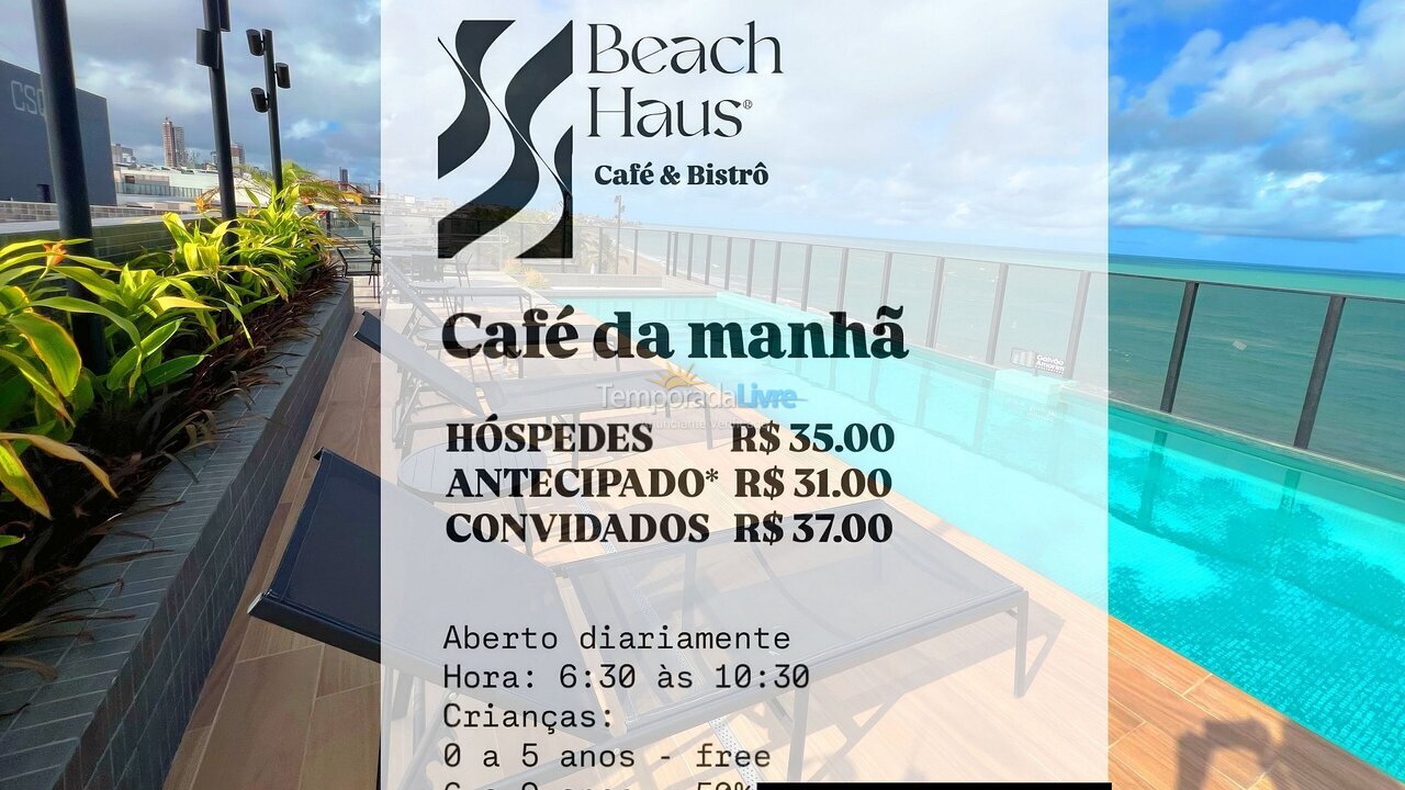 Apartamento para aluguel de temporada em João Pessoa (Jardim Oceania)