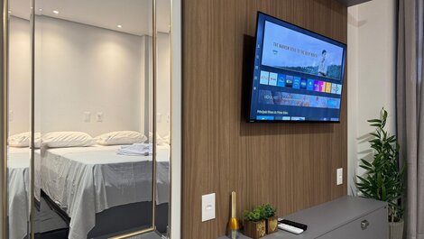 Charmoso Flat c/Varanda p/3 pessoas - Bessa