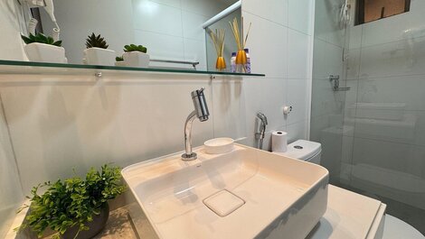 Charmoso Flat c/Varanda p/3 pessoas - Bessa