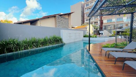 Charmoso Flat c/Varanda p/3 pessoas - Bessa