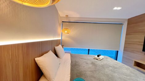 Ap p/ 7 Pessoas com Varanda a Poucos Passos do Mar