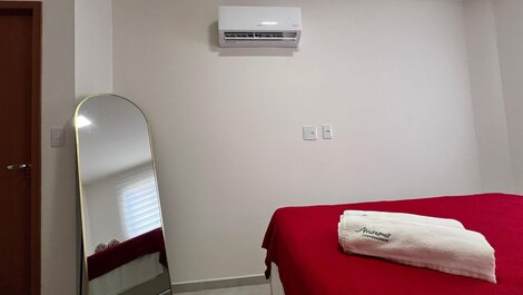 Apto com 2 quartos, Wi-Fi e ar-condicionado