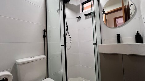 Apto com 2 quartos, Wi-Fi e ar-condicionado