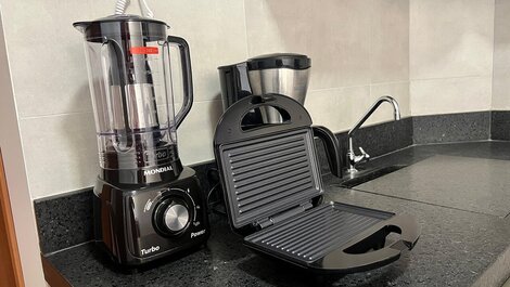 Apto com 2 quartos, Wi-Fi e ar-condicionado