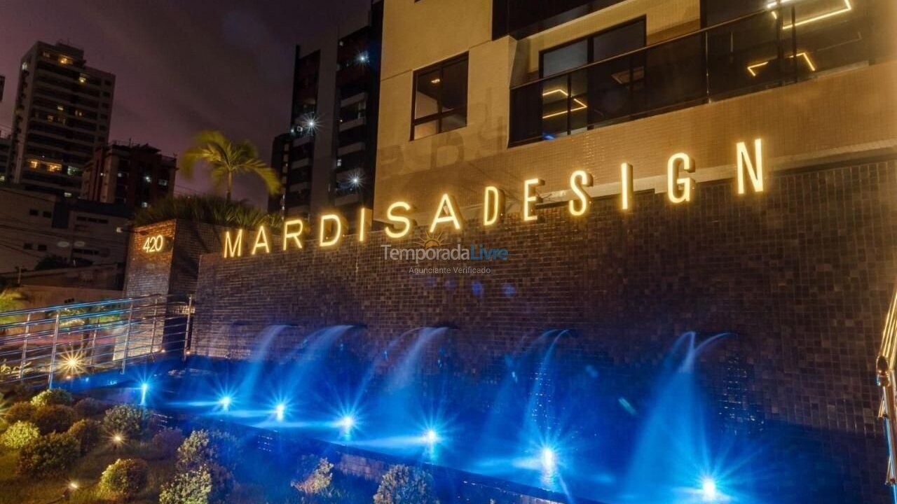 Apartamento para aluguel de temporada em João Pessoa (Cabo Branco)