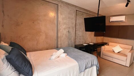 Flat p/ 4 Próximo a Praia no Ozean-Miramar