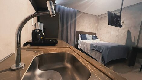 Flat p/ 4 Próximo a Praia no Ozean-Miramar