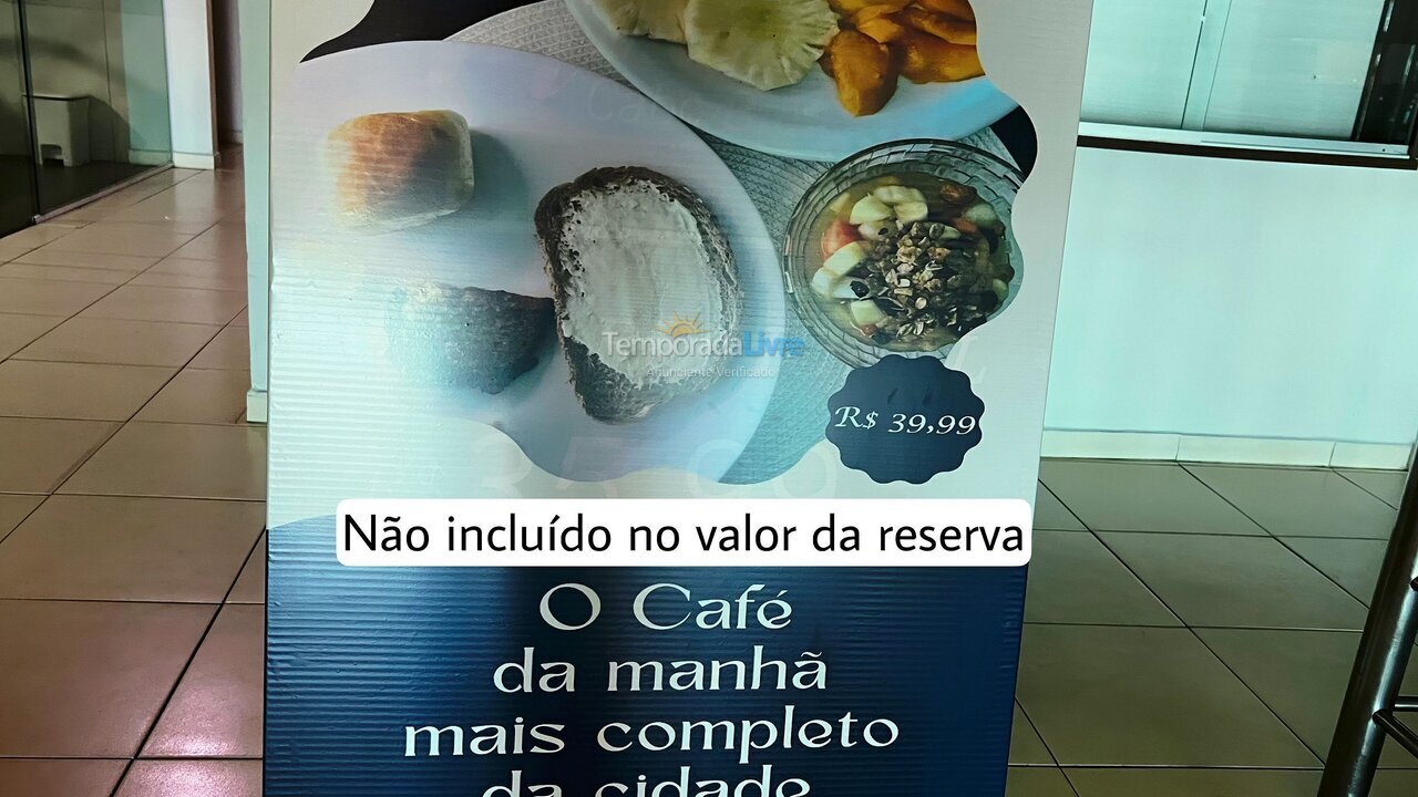 Apartamento para aluguel de temporada em João Pessoa (Cabo Branco)