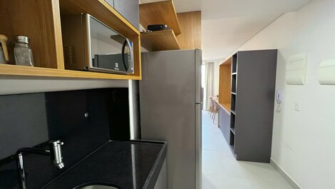 Flat c/ Varanda e Vista Piscina-Bessa