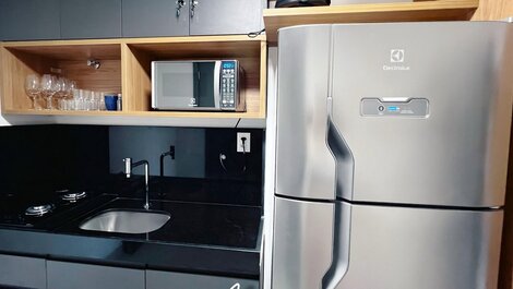 Flat c/ Varanda e Vista Piscina-Bessa