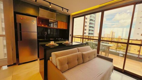 Flat c/ Varanda p/4 pessoas Tambaú-MH