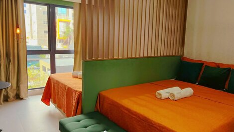 Agradável Flat no Vert p/ 4 pessoas