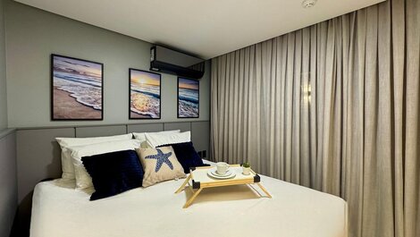 Flat c/Terraço Alta Marine-Miramar Hospedagens