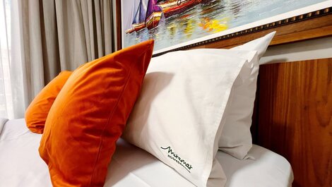 Flat p/ 3 pessoas c/ Varanda -Miramar Hospedagens