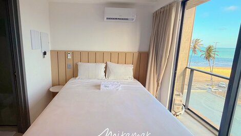 Apartamento con balcón y vistas al mar en Jardim Oceania