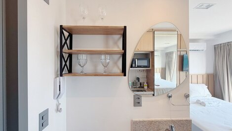 Apartamento con balcón y vistas al mar en Jardim Oceania