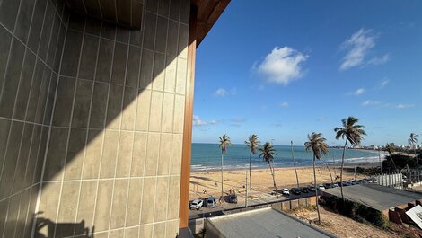 Apartamento con balcón y vistas al mar en Jardim Oceania