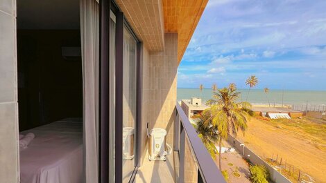 Flat p/ 2 pessoas c/ Varanda Vista Mar-Miramar