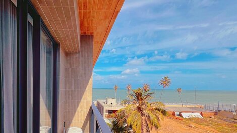 Flat p/ 2 pessoas c/ Varanda Vista Mar-Miramar