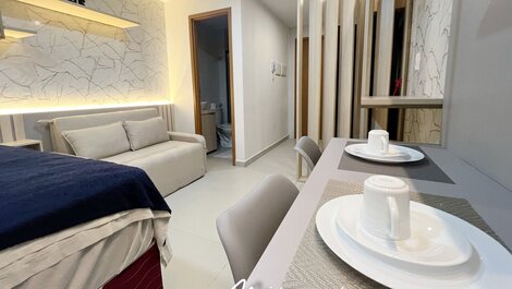 Flat Charmoso Próximo a Praia de Intermares