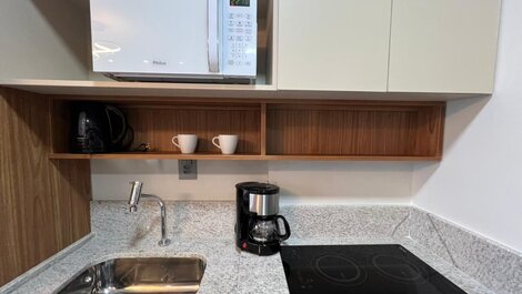 Flat moderno p/ 2 pessoas no Jardim Oceania