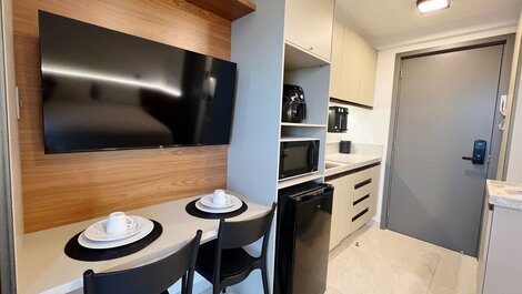 Flat p/ 2 pessoas c/ Varanda Garden Haus