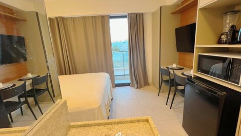 Flat p/ 2 pessoas c/ Varanda Garden Haus