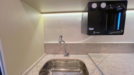 Flat p/ 2 pessoas c/ Varanda Garden Haus