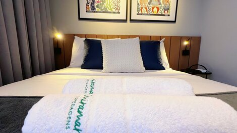 Flat Confórtavel p/3 no Restinga-Jardim Oceania