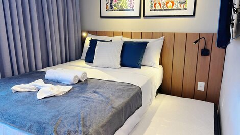 Flat Confórtavel p/3 no Restinga-Jardim Oceania