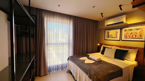 Flat Confórtavel p/3 no Restinga-Jardim Oceania