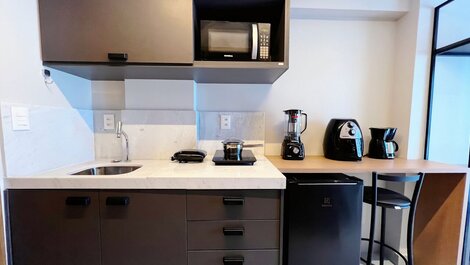 Flat Confórtavel p/3 no Restinga-Jardim Oceania