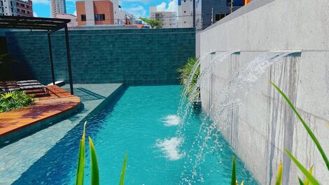 Maravilhoso Flat no Vert House Vista Piscina